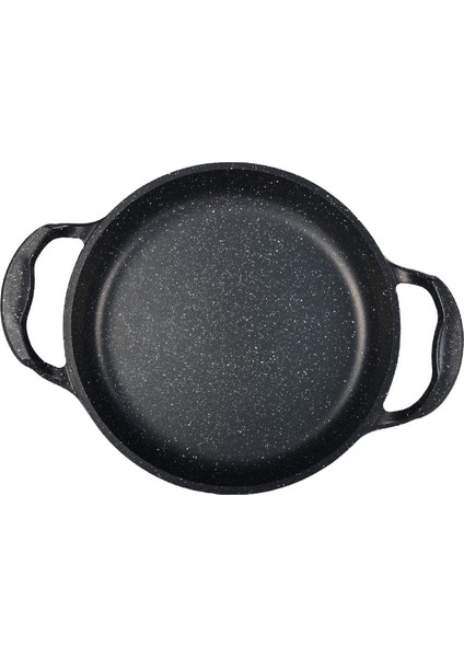 Minor Yuvarlak Sahan Beyaz Desenli 20 cm