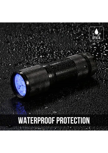 Uv Işık El Feneri 9 LED Ultraviyole Mor Işık Para Döviz Banknot Kimlik Kontrol Cihazı modelleri