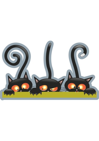 Halloween Kedi Sticker - 17260