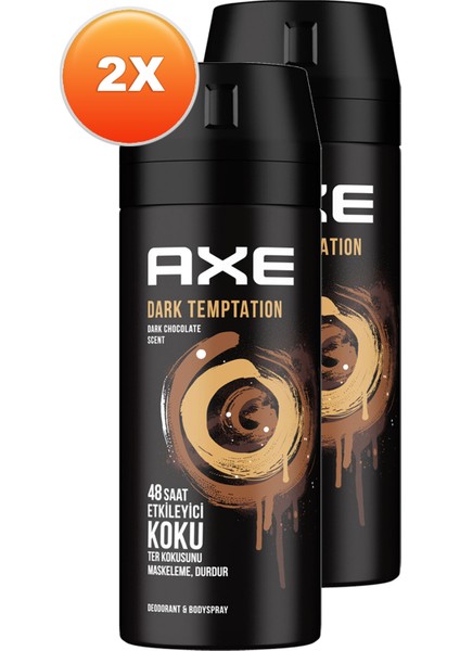 Dark Temptation Erkek Deodorant 150 ml 2'li Set