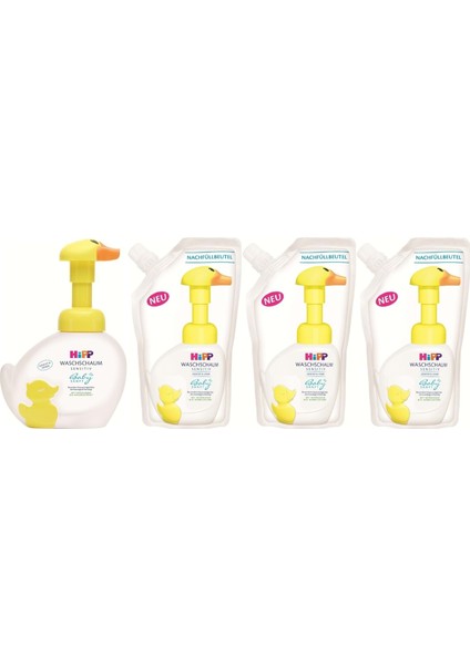Babysanft Bebek/çoçuk El Yıkama Köpüğü 250ML (1 Pompalı+3 Yedek) Avantaj Paket