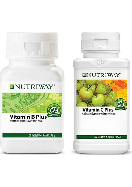 Nutrıway Vitamin B Plus + Vitamin C Plus