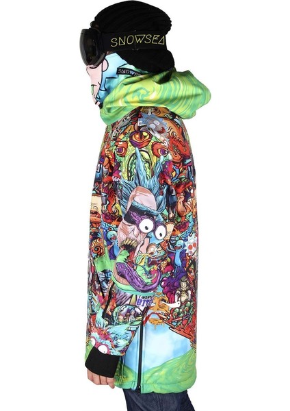 Rick And Morty 1. Kalite Snowboard ve Kayak Montu