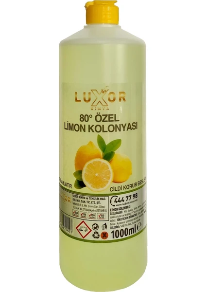 80° Özel Limon Kolonyası 1 Lt