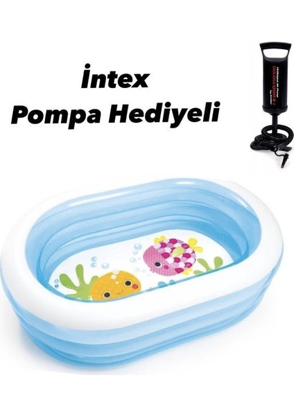 Vardem Şeffaf Oval Havuz + Pompa