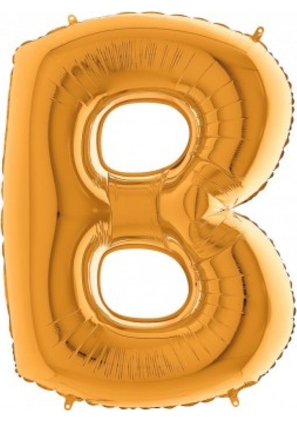 Harf Balon Folyo 100 cm Gold B