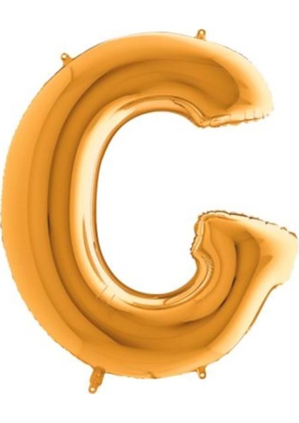 Harf Balon Folyo 100 cm Gold G