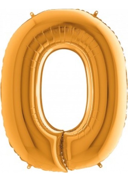 Harf Balon Folyo 100 cm Gold O