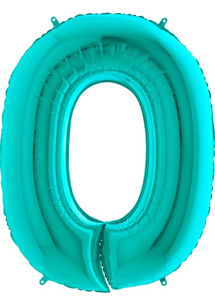 Rakam Balon Folyo 100 cm Tiffany (Yeşil) 0