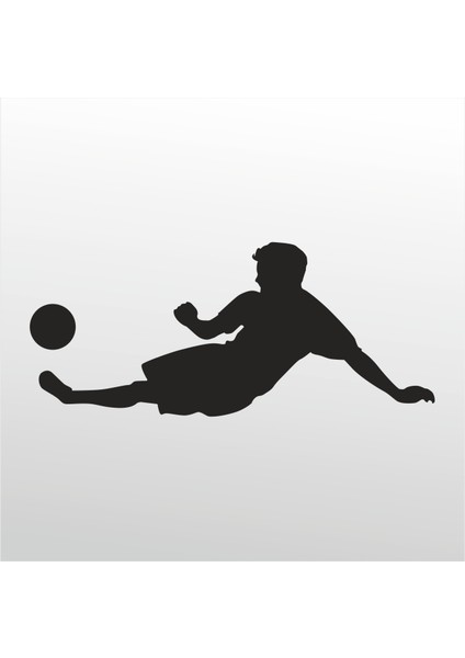 Folyo Sticker Futbol 20 cm Uzunluk Dekoratif Sticker