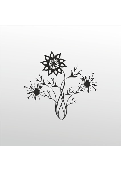 Folyo Sticker Ayçiçeği 160 cm Uzunluk Dekoratif Sticker