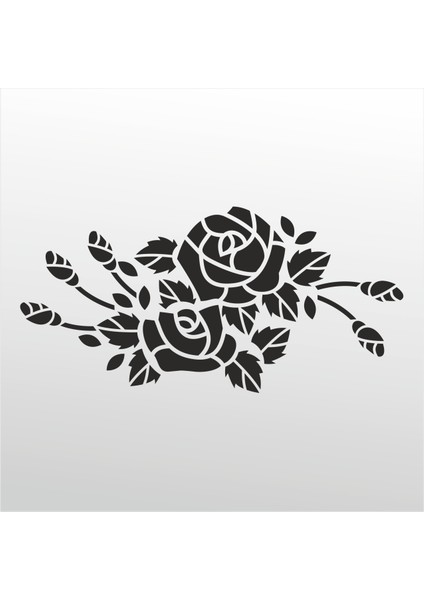 Folyo Sticker Gül 70 cm Uzunluk Dekoratif Sticker