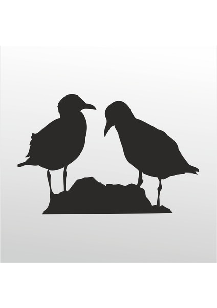 Folyo Sticker Kuşlar 80 cm Uzunluk Dekoratif Sticker