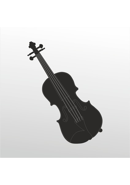 Folyo Sticker Keman 101 130 cm Uzunluk Dekoratif Sticker