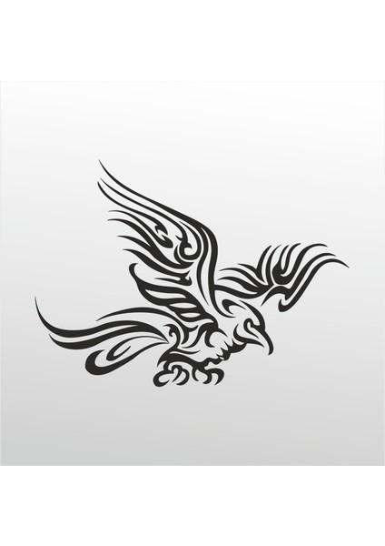 Folyo Sticker Kuş Deseni 90 cm Uzunluk Dekoratif Sticker