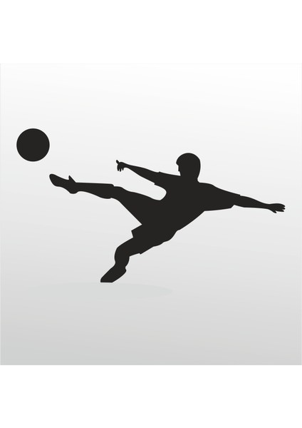 Folyo Sticker Futbol 102 20 cm Uzunluk Dekoratif Sticker