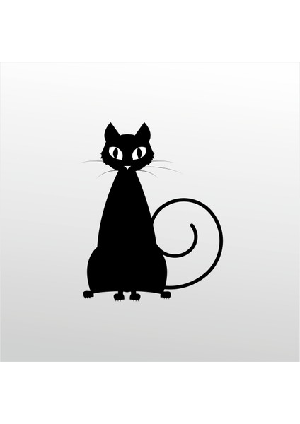 Folyo Sticker Kedi 101 40 cm Uzunluk Dekoratif Sticker