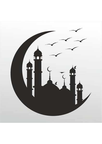 Folyo Sticker Martı 160 cm Uzunluk Dekoratif Sticker