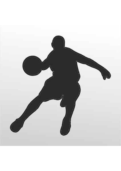 Folyo Sticker Basketbol 101 30 cm Uzunluk Dekoratif Sticker