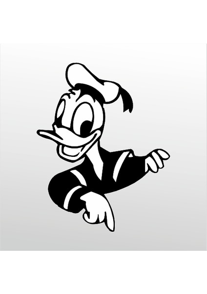 Folyo Sticker Daffy Duck 200 cm Uzunluk Dekoratif Sticker