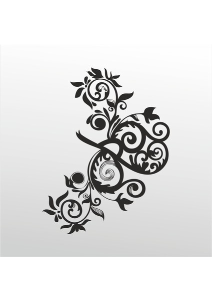 Folyo Sticker Çiçek Deseni 102 70 cm Uzunluk Dekoratif Sticker