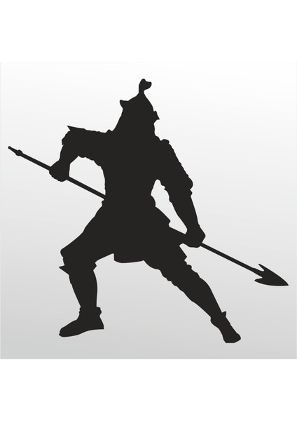 Folyo Sticker Mızrak 160 cm Uzunluk Dekoratif Sticker