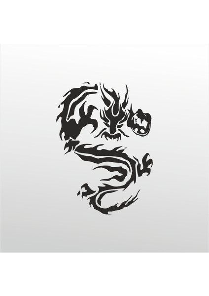 Folyo Sticker Ejderha 102 130 cm Uzunluk Dekoratif Sticker