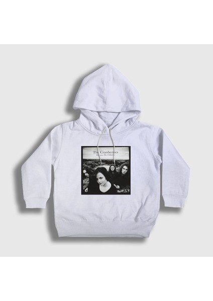 Unisex Çocuk Beyaz Dreams The Cranberries Kapüşonlu Sweatshirt