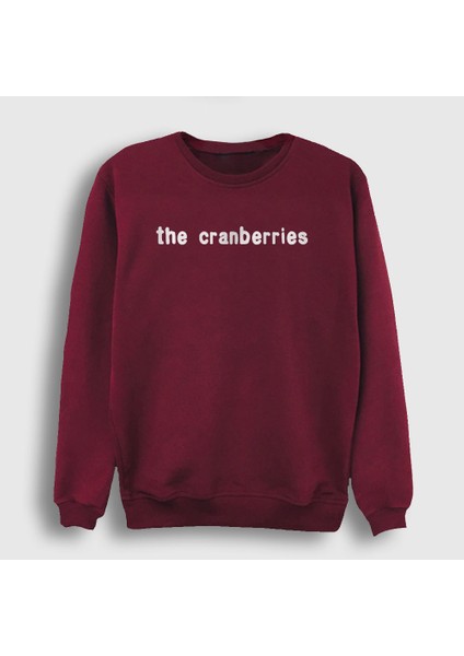 Unisex Bordo Logo The Cranberries Sweatshirt