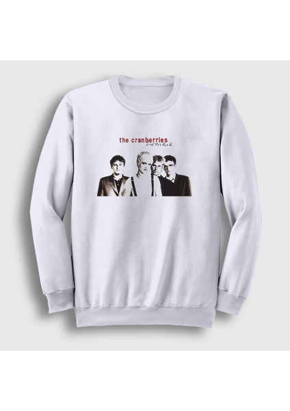 Unisex Beyaz Zombie The Cranberries Sweatshirt