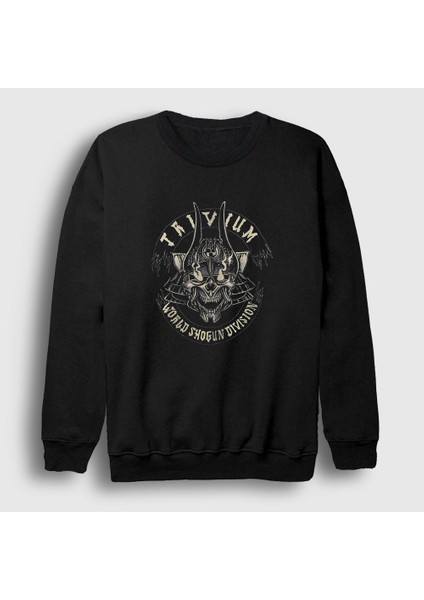 Unisex Siyah Shogun V3 Trivium Sweatshirt