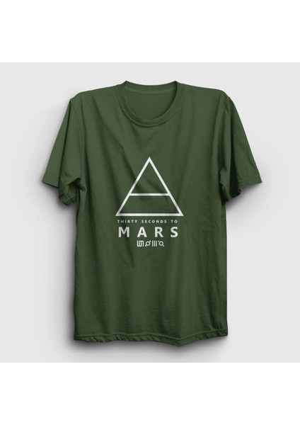 Unisex Haki Logo 30 Seconds To Mars T-Shirt