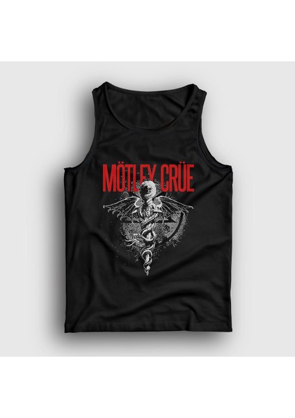 Unisex Siyah Pandora Mötley Crüe Atlet