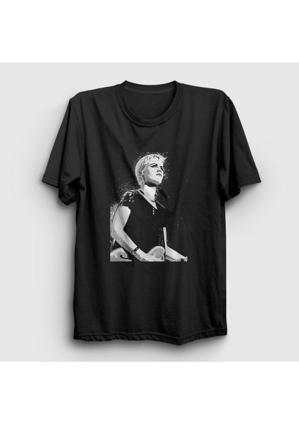Unisex Siyah Dolores O'riordan The Cranberries T-Shirt