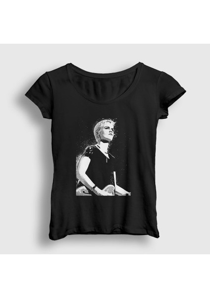 Kadın Siyah Dolores O'riordan The Cranberries T-Shirt