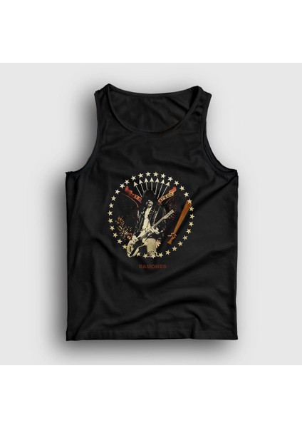Unisex Siyah John Cummings Ramones Atlet