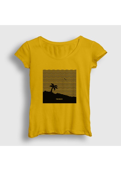 Kadın Sarı Beach The Neighbourhood T-Shirt