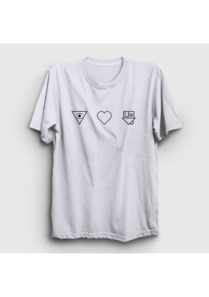 Unisex Beyaz Logo V2 The Neighbourhood T-Shirt