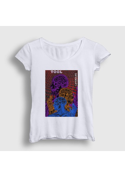 Kadın Beyaz Lateralus V2 Tool T-Shirt