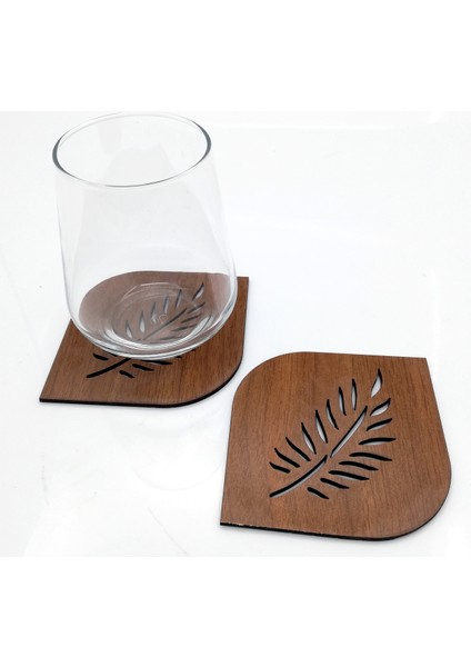 Bardak Altlığı Ahşap Oval KÖŞE&NBSP;KAHVERENGI&NBSP;61169