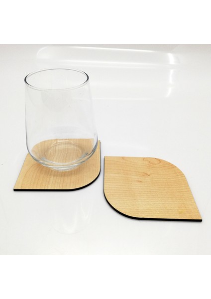 Bardak Altlığı Ahşap Oval KÖŞE&NBSP;AKÇAAĞAÇ&NBSP;61153