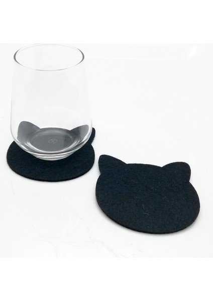 Bardak Altlığı Keçe KEDI&NBSP;LACIVERT&NBSP;61126