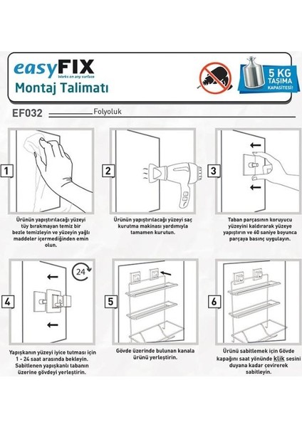 Yapışkanlı Folyoluk Streçlik Kağıt Havlu Asacağı EF032