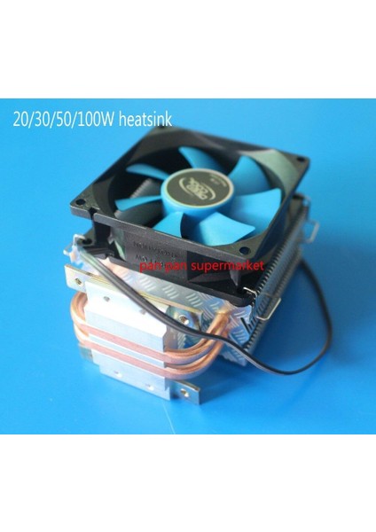 20W-100W LED Için Isı Emici Alüminyum Fanlı Hibrit Radyatör Soğutucu 60-80° Lensli Set fırsatları