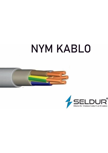 3*1,5 Nym Kablo 100 m