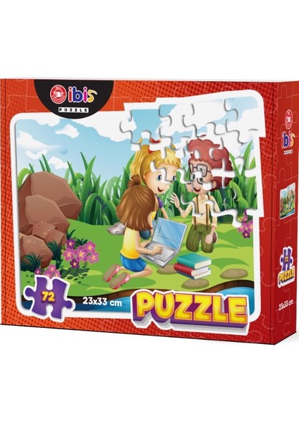 Çocuk Puzzle 72 Parça 1.kalite Kutulu