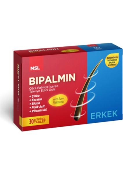 Bipalmin Erkek 30 Tablet