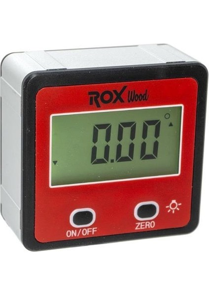 Rox Wood 0095 Dijital Mıknatıslı Açı Ölçer