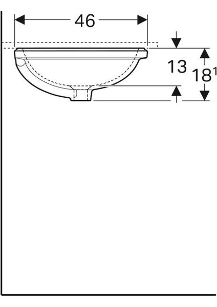 Variform Oval Tezgah Altı Lavabo - 500.752.01.2