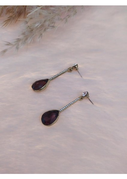 Hdmarketim Swarovski Karışık Taşlı Sallantılı Küpe Dogal Temalı modelleri